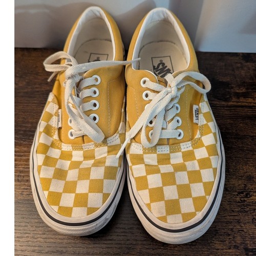 Vans era checkerboard - era, mustard